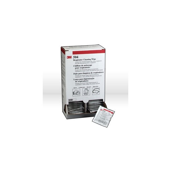 3M Respirator Cleaning Wipes, AlcoholFree Respirator Cleaning Wipe 5113107065 Zoro